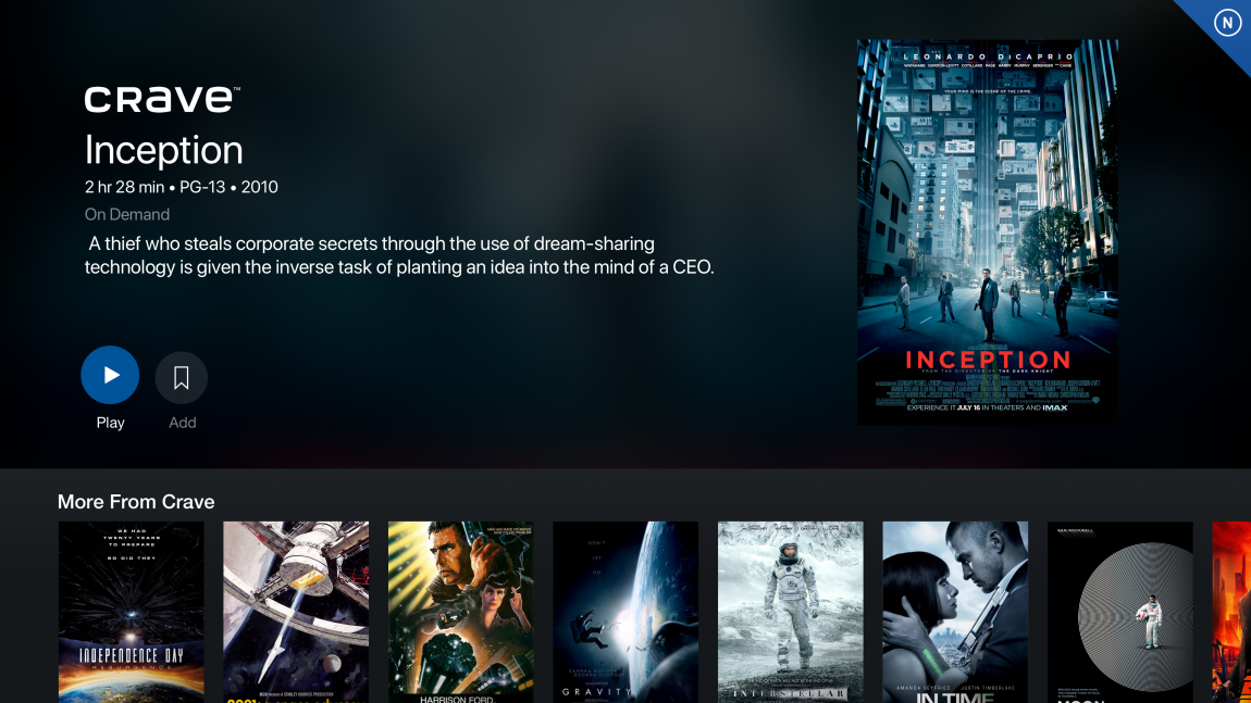 Fiche - Application Fibe TV